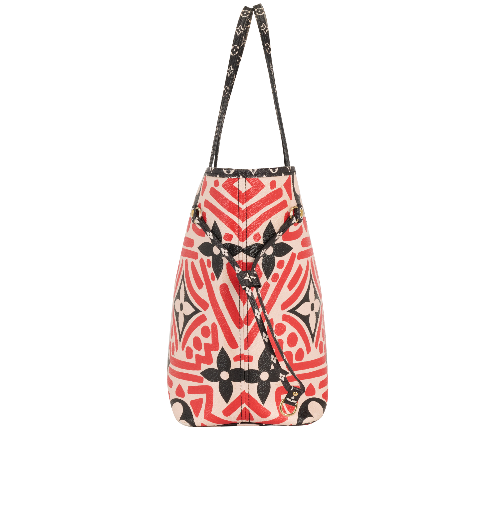 Limited Edition Neverfull MM, &pound;1,100, Handbags, Beige/Black/Red, Canvas, Side view